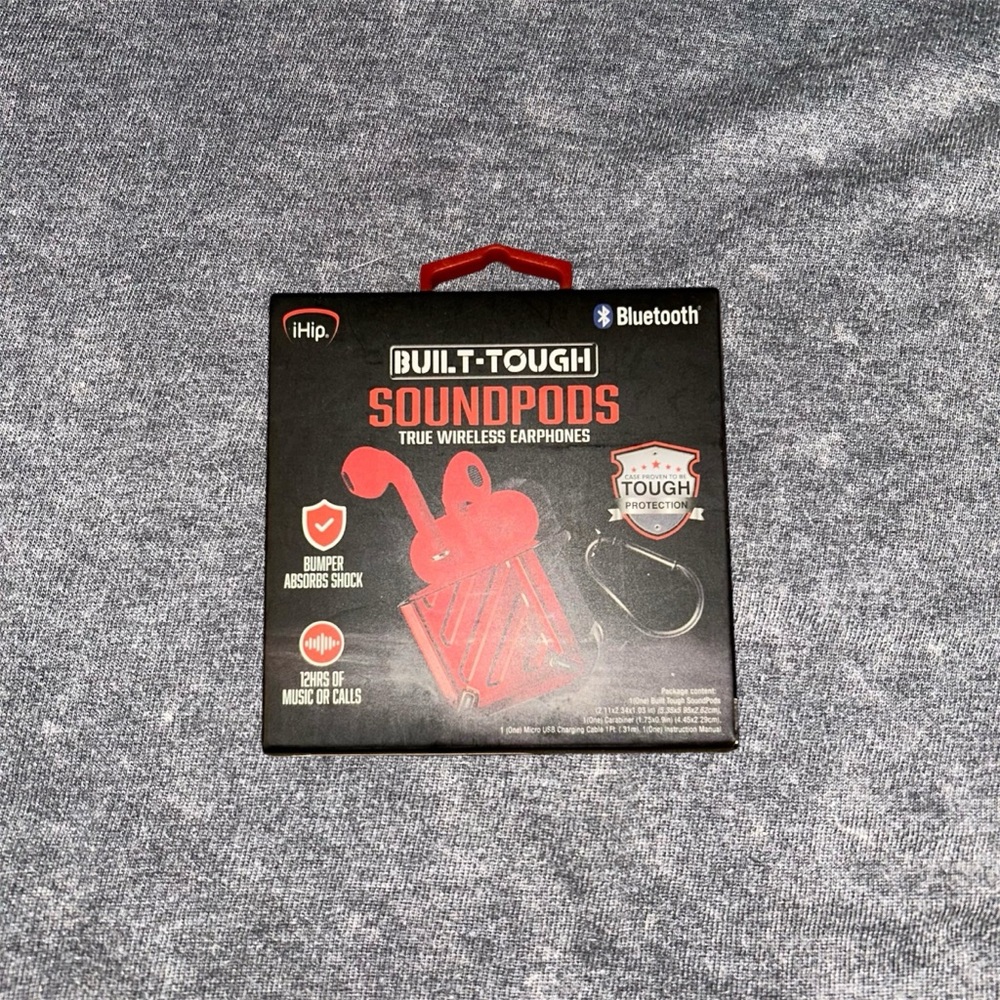 Built Tough Soundpods Bluetooth Earbuds